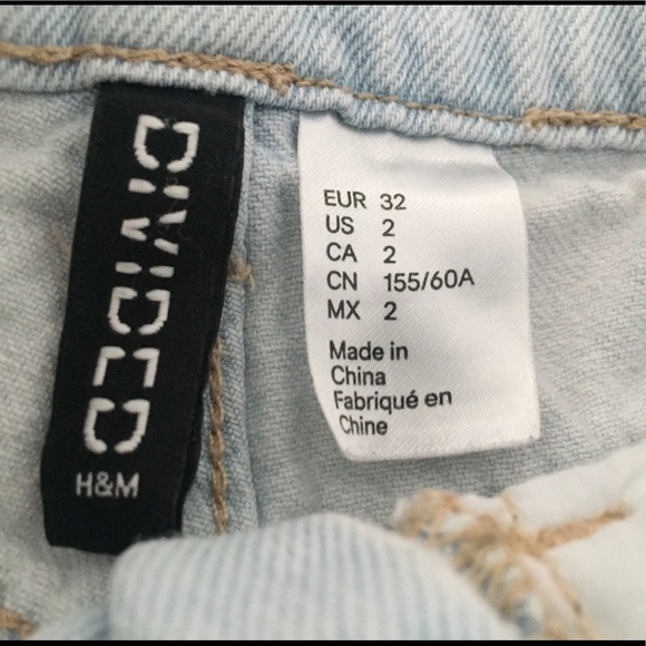 High waisted H&M jean shorts bundle - Picture 4 of 8